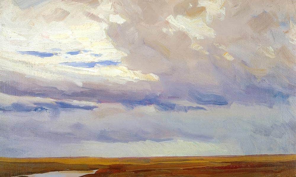 Rain On The Plains By Maynard Dixon Fine Art Print