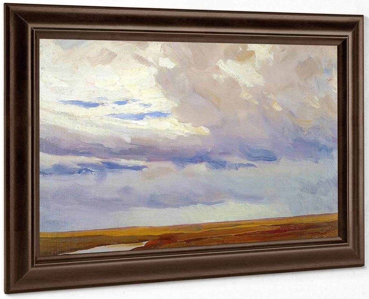 Rain On The Plains By Maynard Dixon Fine Art Print