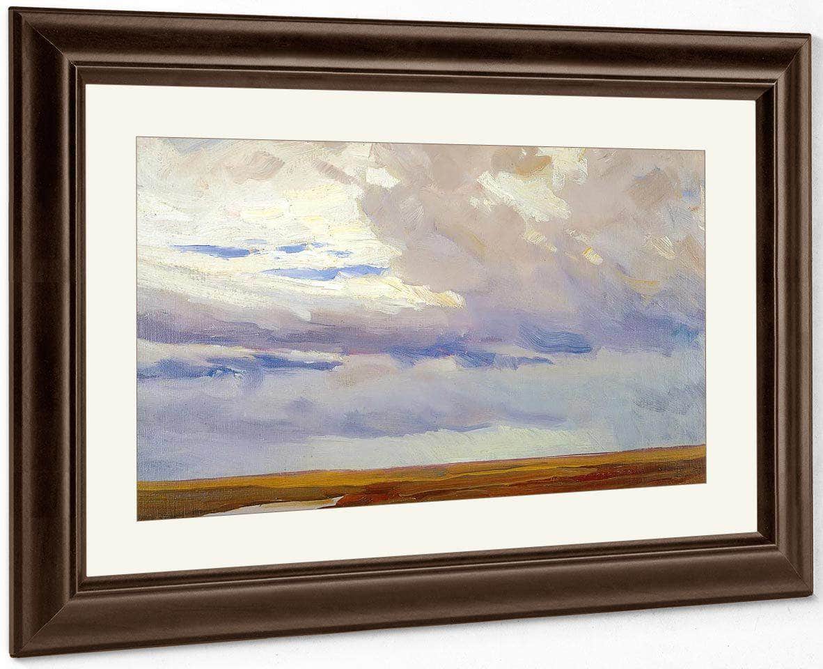 Rain On The Plains By Maynard Dixon Fine Art Print