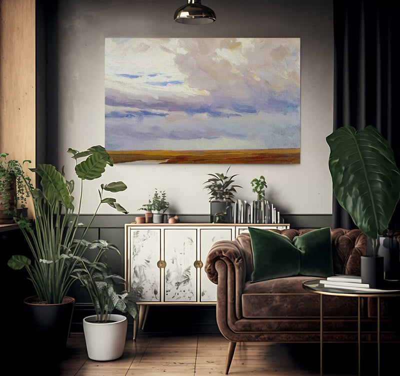 Rain On The Plains By Maynard Dixon Fine Art Print