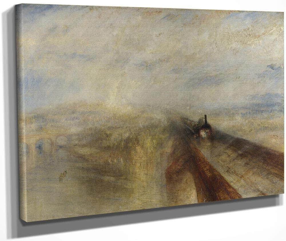 Rain Steam And Speed The Great Western Railway 1844 By Joseph Mallord William Turner Fine Art Print