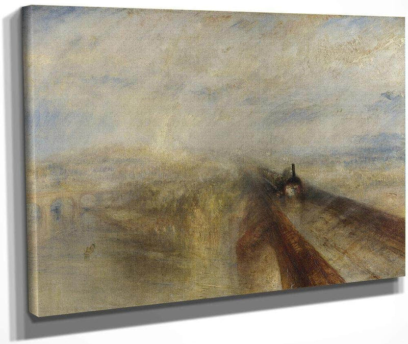 Rain Steam And Speed The Great Western Railway 1844 By Joseph Mallord William Turner Fine Art Print