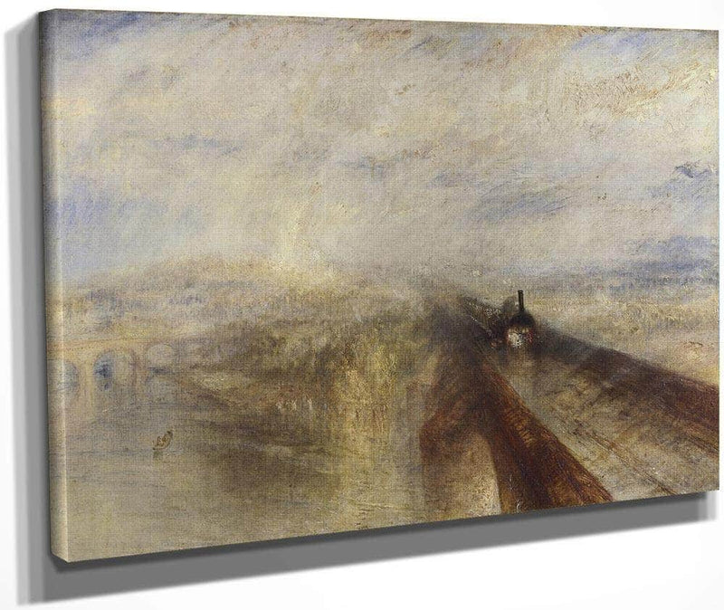 Rain Steam And Speed   The Great Western Railway By Joseph Mallord William Turner Fine Art Print