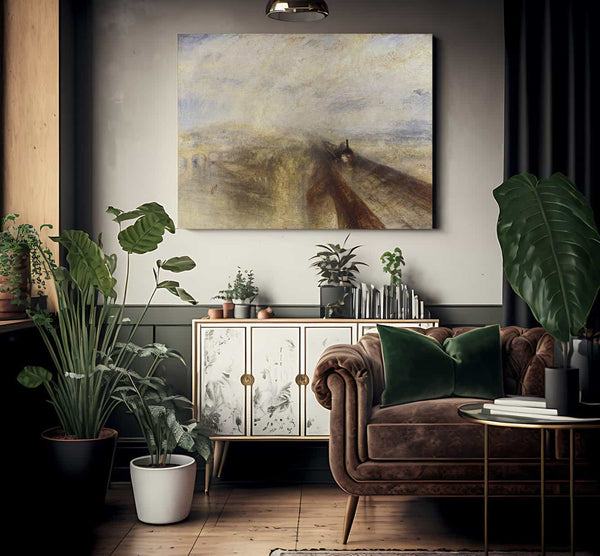 Rain Steam And Speed   The Great Western Railway By Joseph Mallord William Turner Fine Art Print