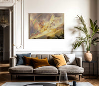 Rainbow Over The Grand Canyon Of The Yellowstone By Thomas Moran Fine Art Print