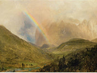 Rainbox Near Berchtesgaden Germany By Frederic Edwin Church Fine Art Print