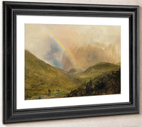 Rainbox Near Berchtesgaden Germany By Frederic Edwin Church Fine Art Print