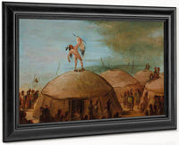 Rainmaking Among The Mandan By George Catlin Fine Art Print