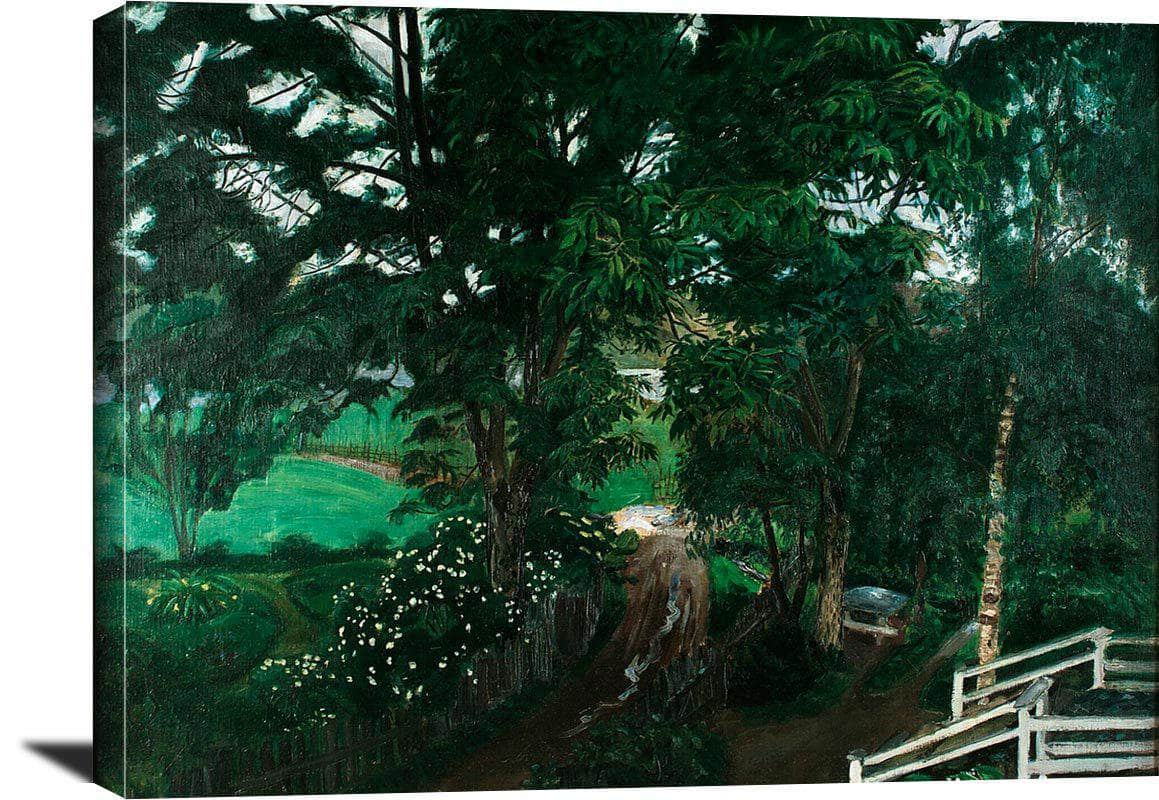 Rainy Atmosphere Under Tree By Jolster Vicarage Nicolai Astrup Reproduction Fine Art Print