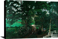 Rainy Atmosphere Under Tree By Jolster Vicarage Nicolai Astrup Reproduction Fine Art Print