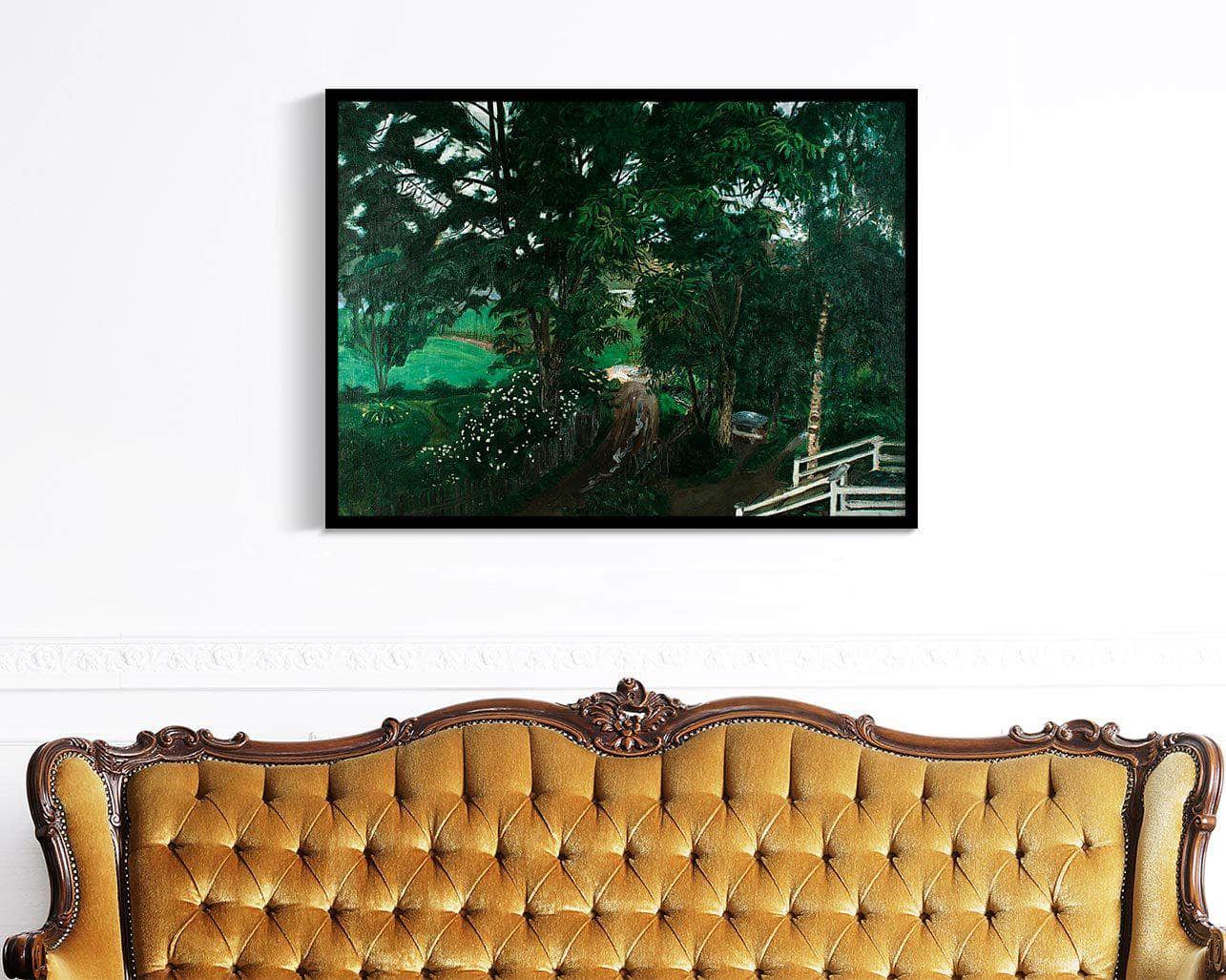 Rainy Atmosphere Under Tree By Jolster Vicarage Nicolai Astrup Reproduction Fine Art Print
