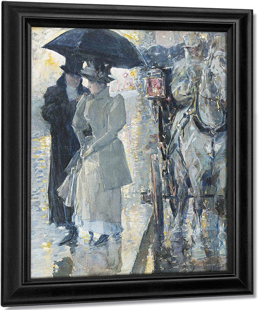 Rainy Day, New York By Childe Hassam Fine Art Print