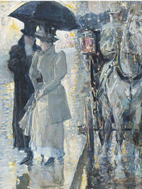 Rainy Day, New York By Childe Hassam Fine Art Print