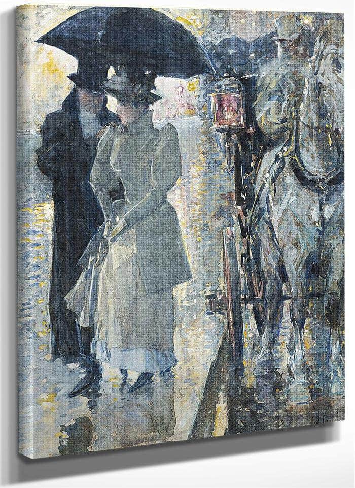 Rainy Day, New York By Childe Hassam Fine Art Print