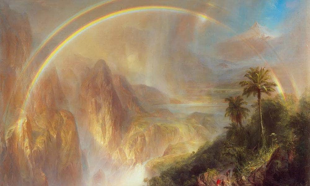 Rainy Season In The Tropics By Fredric Edwin Church Fine Art Print
