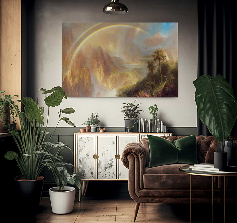 Rainy Season In The Tropics By Fredric Edwin Church Fine Art Print