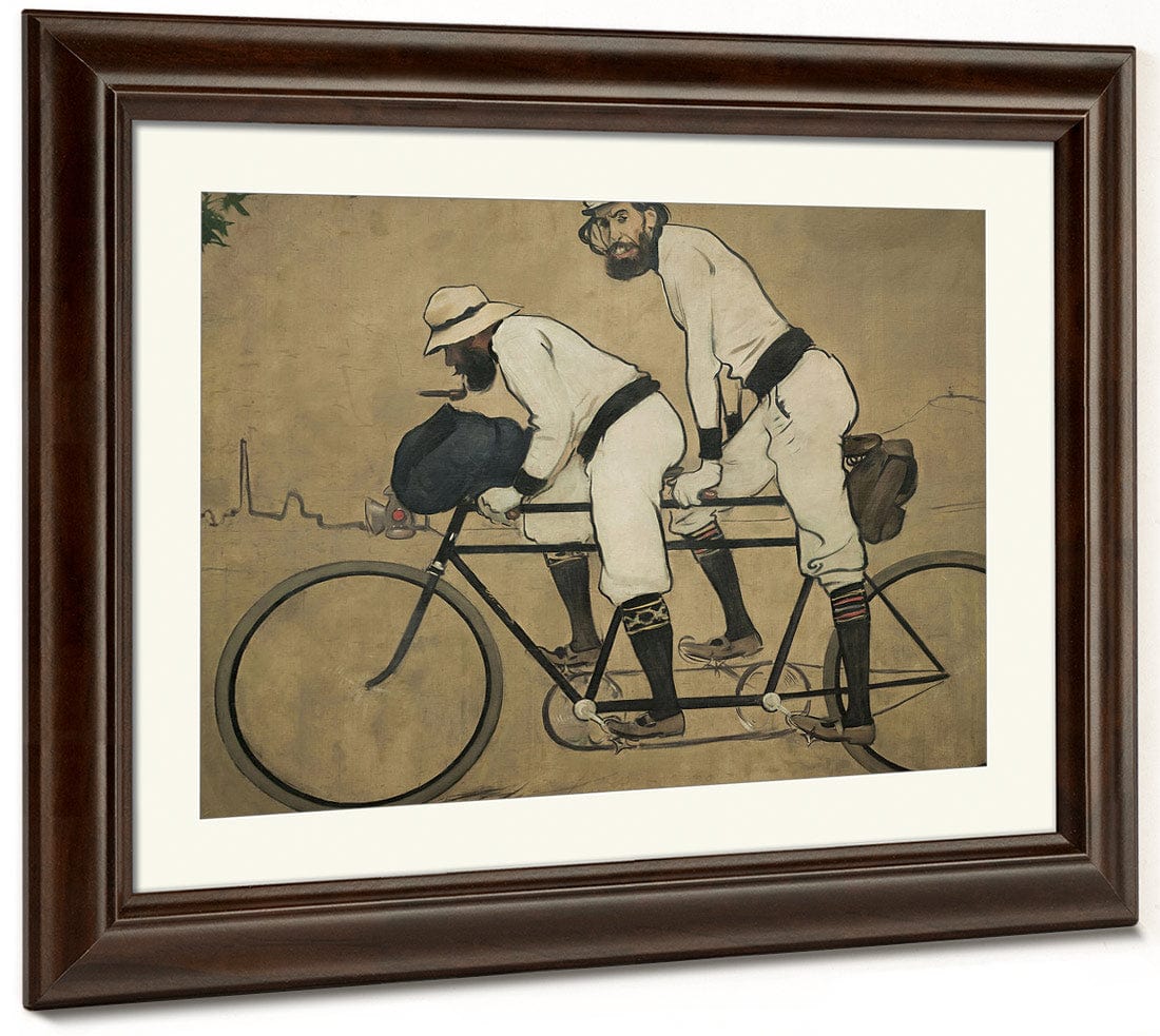 Ramon Casas I Pere Romeu En Un Tandem. Barcelona By Ramon Casas Fine Art Print