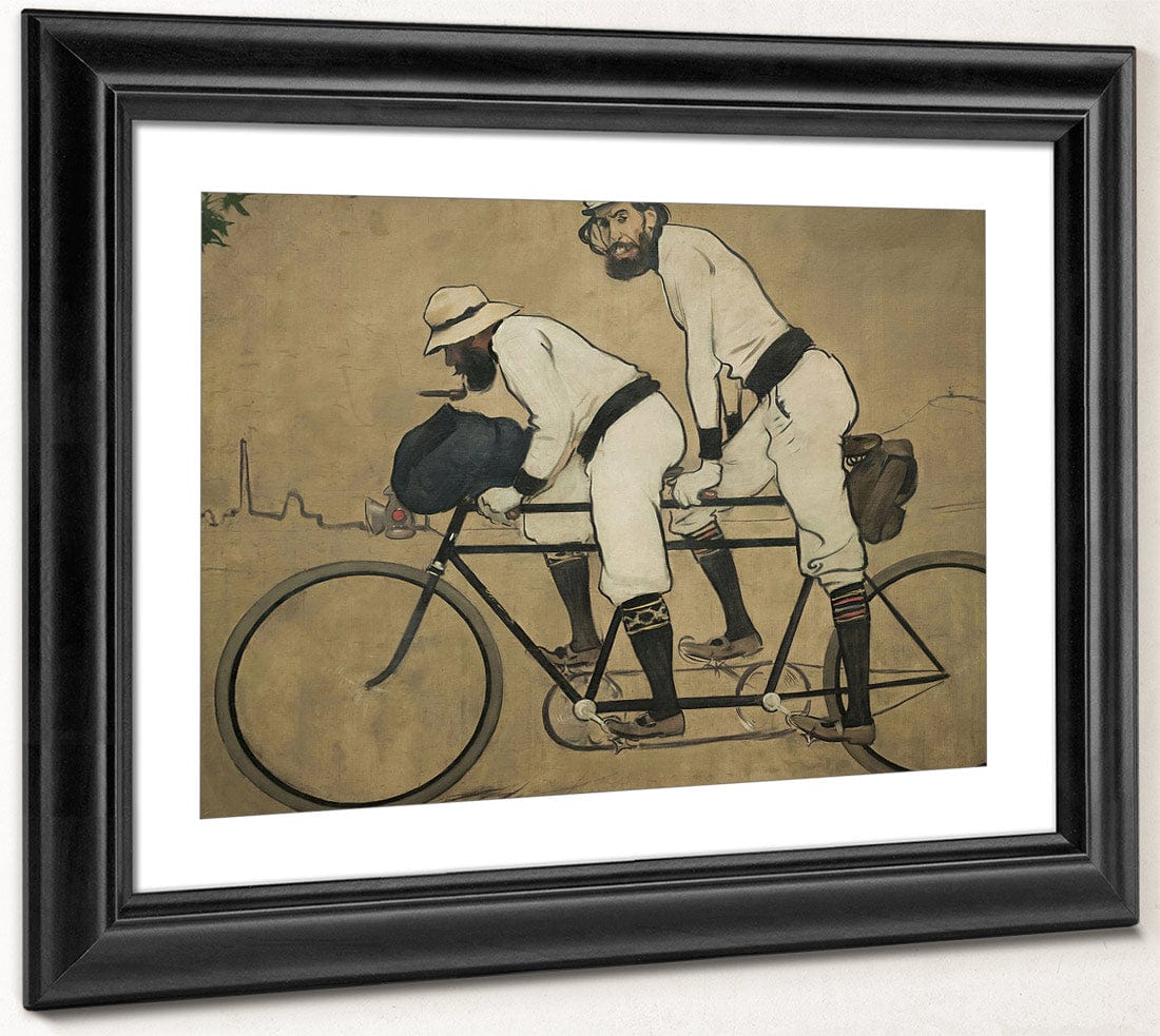 Ramon Casas I Pere Romeu En Un Tandem. Barcelona By Ramon Casas Fine Art Print