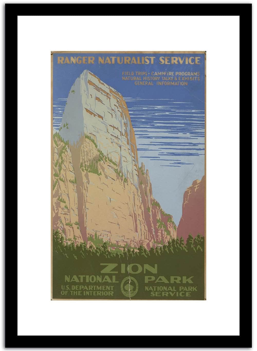 Ranger Naturalist Service  Vintage Poster Fine Art Print