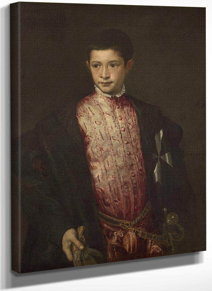 Ranuccio Farnese By Titian Fine Art Print