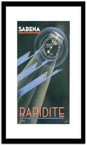 Rapidite  Vintage Poster Fine Art Print