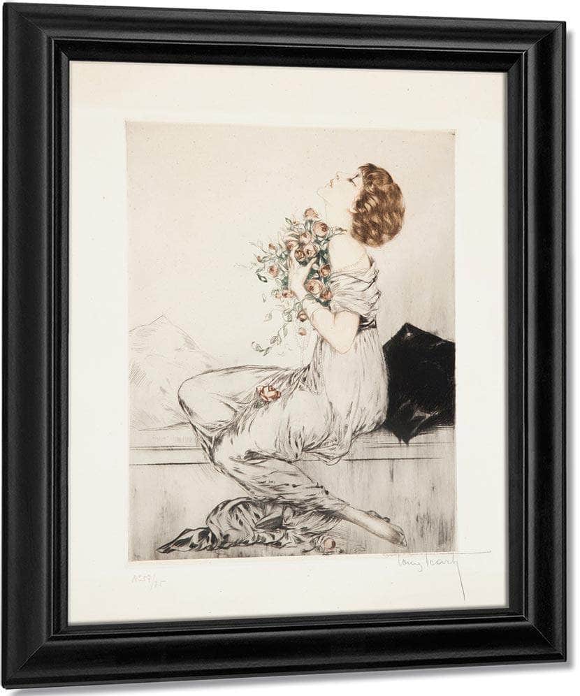 Rapture Circa 1913 By Louis Icart Fine Art Print