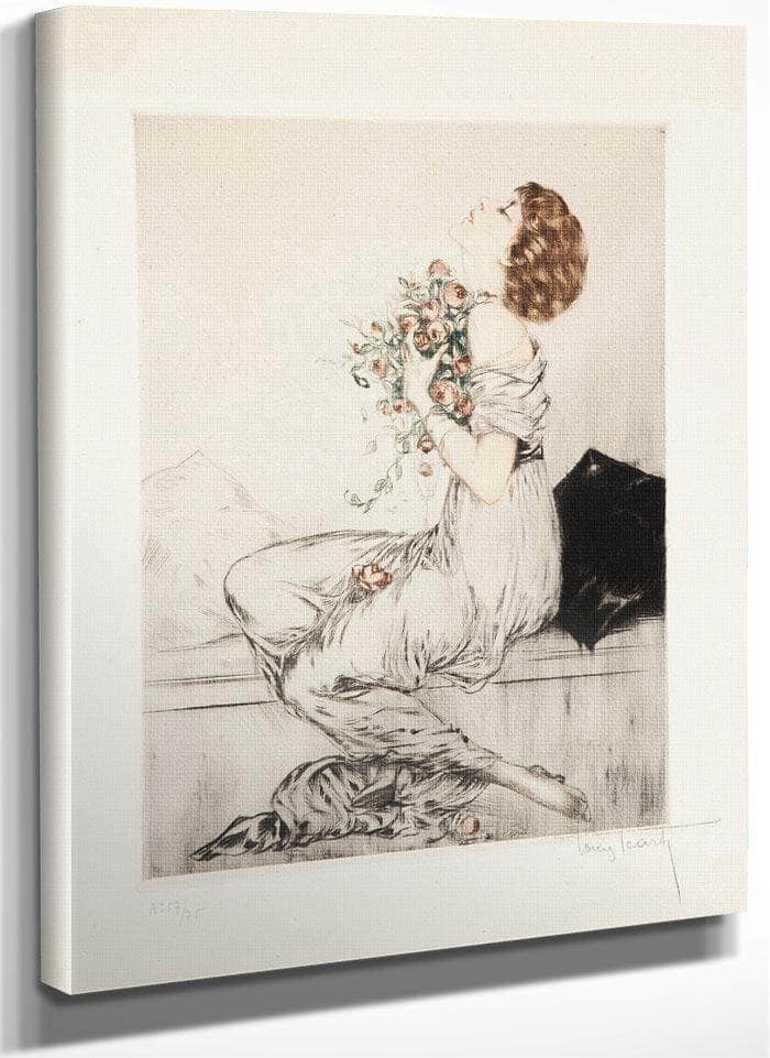Rapture Circa 1913 By Louis Icart Fine Art Print