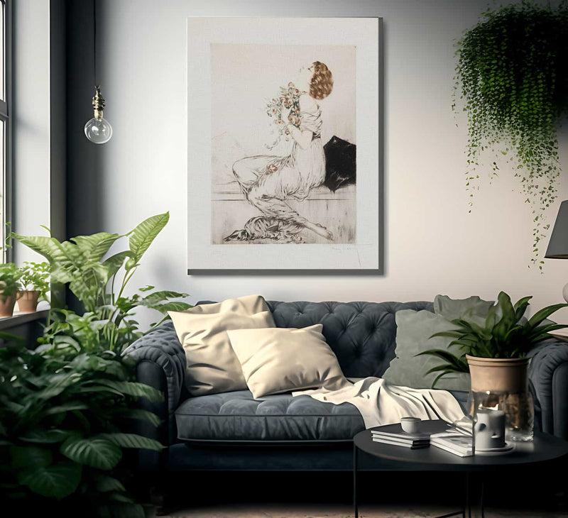 Rapture Circa 1913 By Louis Icart Fine Art Print