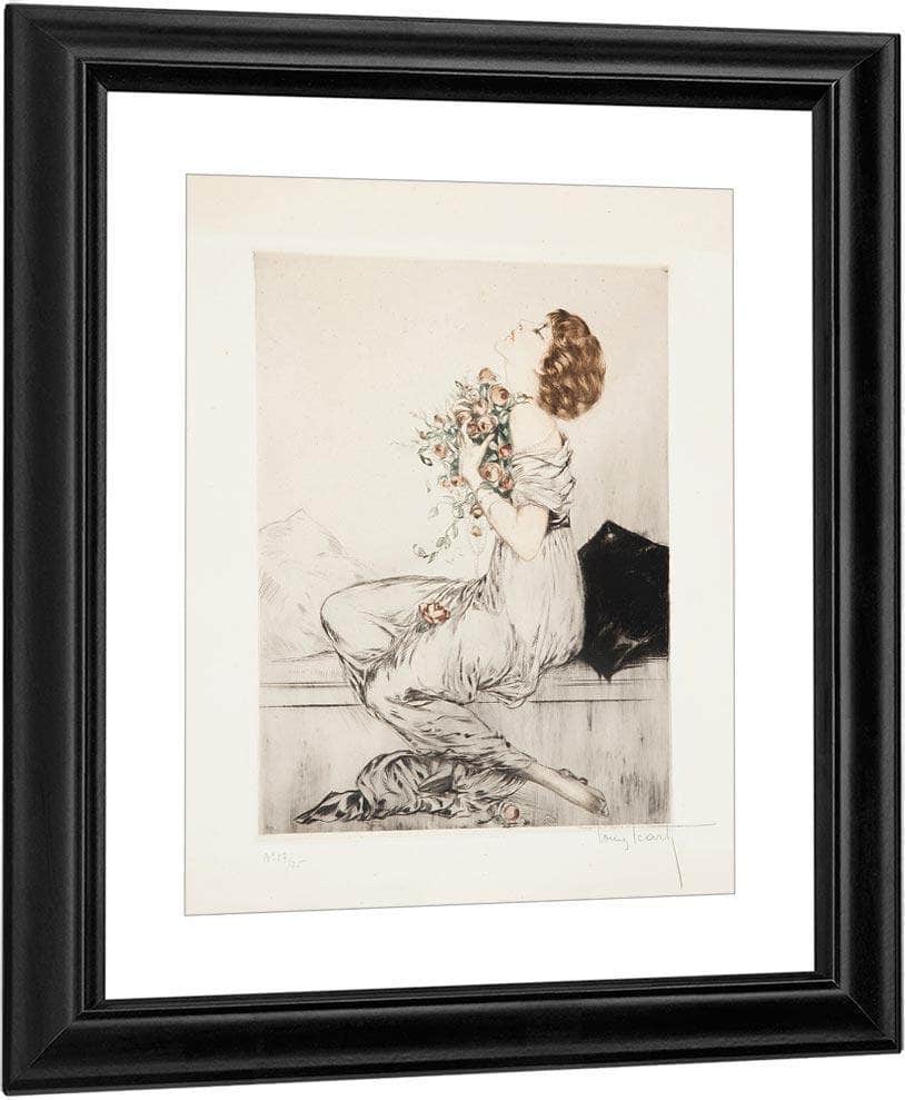 Rapture Circa 1913 By Louis Icart Fine Art Print