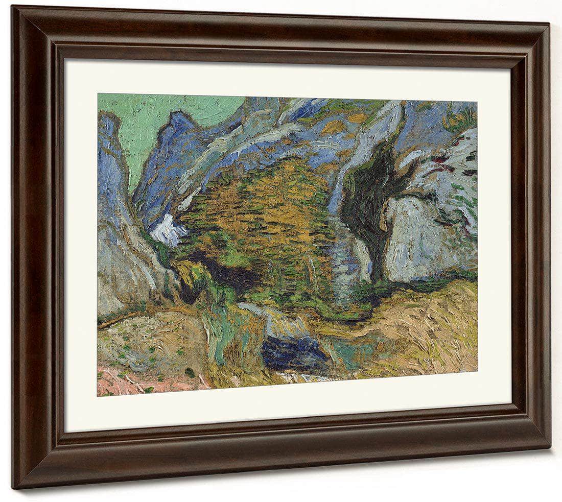 Ravine With A Small Stream By Vincent Van Gogh Fine Art Print