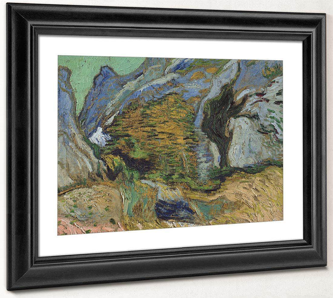 Ravine With A Small Stream By Vincent Van Gogh Fine Art Print