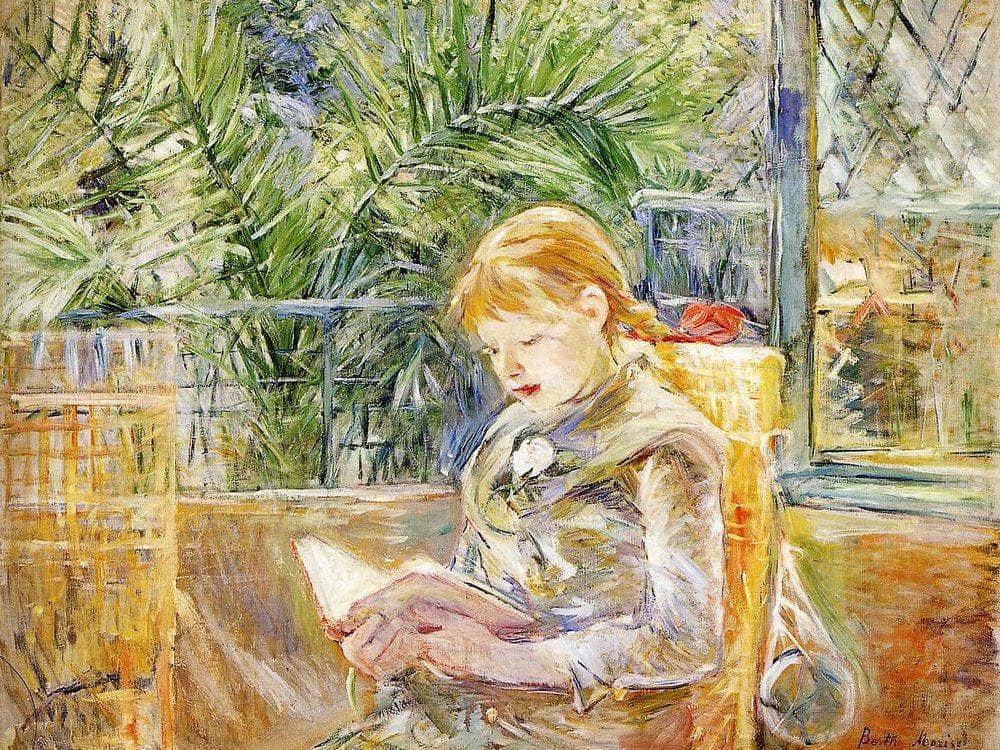 Reading 1888 Oil On Canvas Museum Of Fine Arts Saint Petersburg By Berthe Morisot Fine Art Print