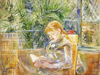 Reading 1888 Oil On Canvas Museum Of Fine Arts Saint Petersburg By Berthe Morisot Fine Art Print