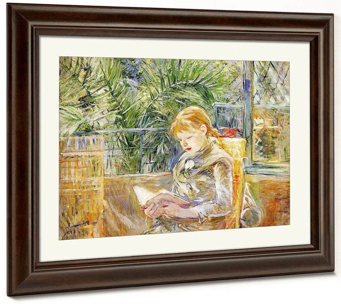 Reading 1888 Oil On Canvas Museum Of Fine Arts Saint Petersburg By Berthe Morisot Fine Art Print