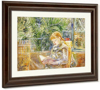 Reading 1888 Oil On Canvas Museum Of Fine Arts Saint Petersburg By Berthe Morisot Fine Art Print