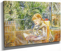 Reading 1888 Oil On Canvas Museum Of Fine Arts Saint Petersburg By Berthe Morisot Fine Art Print