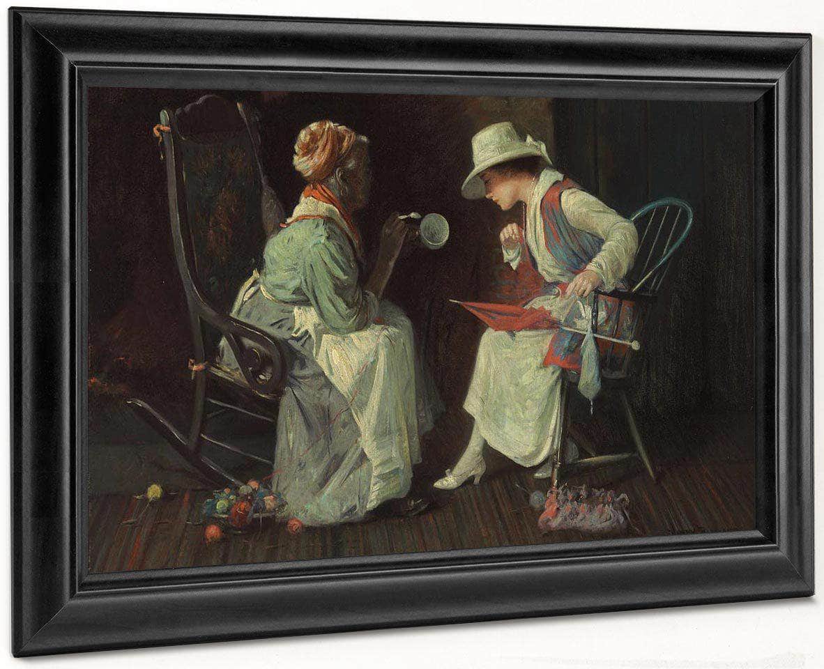 Reading The Tea Leaves 2 By Harry Roseland Fine Art Print