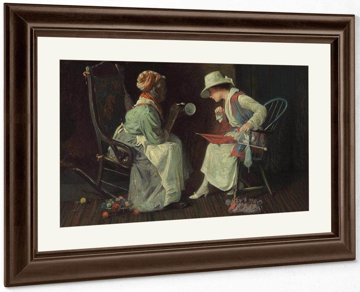 Reading The Tea Leaves 2 By Harry Roseland Fine Art Print