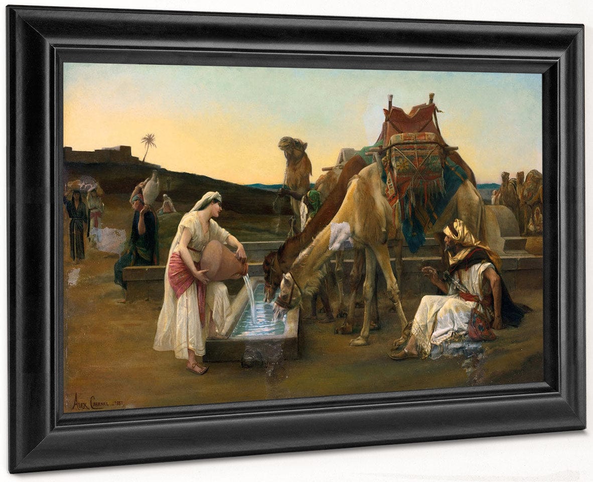 Rebecca Et Eliezer 1883 1 By Alexandre Cabanel Fine Art Print