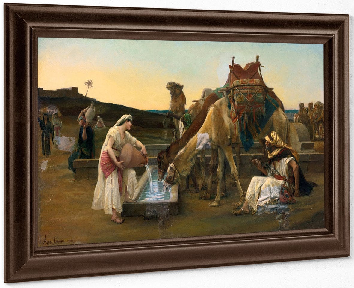 Rebecca Et Eliezer 1883 1 By Alexandre Cabanel Fine Art Print