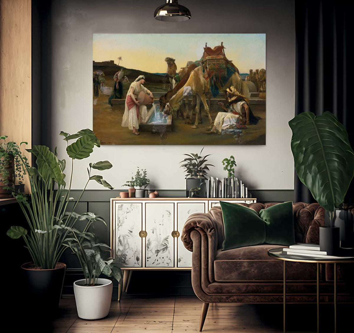 Rebecca Et Eliezer 1883 1 By Alexandre Cabanel Fine Art Print