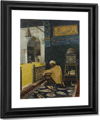 Reciting The Quran Kuran Tilaveti 1910 By Osman Hamdi Bey Fine Art Print