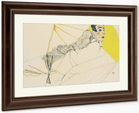 Reclining Boy (Erich Lederer) By Egon Schiele Fine Art Print
