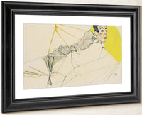 Reclining Boy (Erich Lederer) By Egon Schiele Fine Art Print