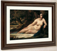 Reclining Female Nude In A Landscape By William Etty Fine Art Print