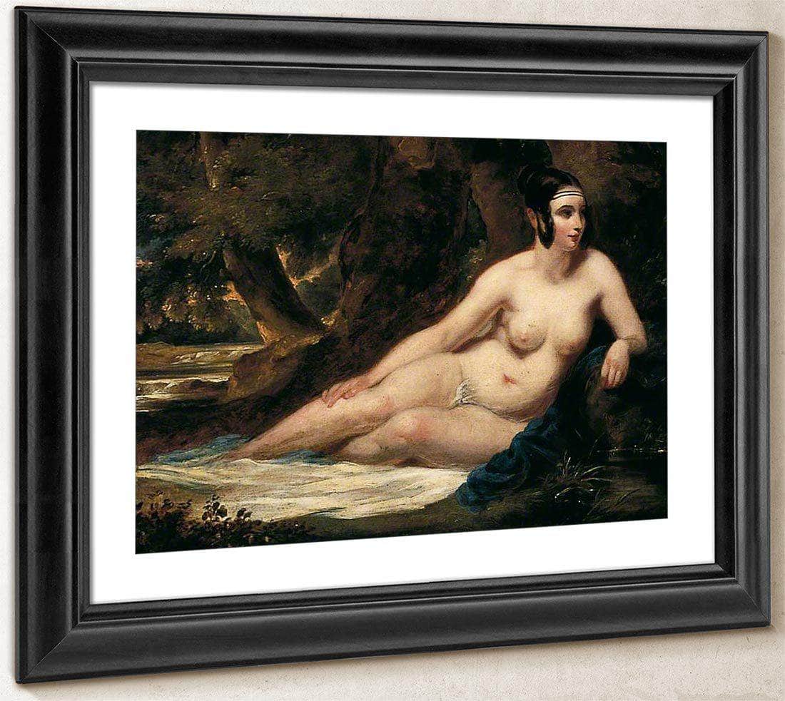 Reclining Female Nude In A Landscape By William Etty Fine Art Print