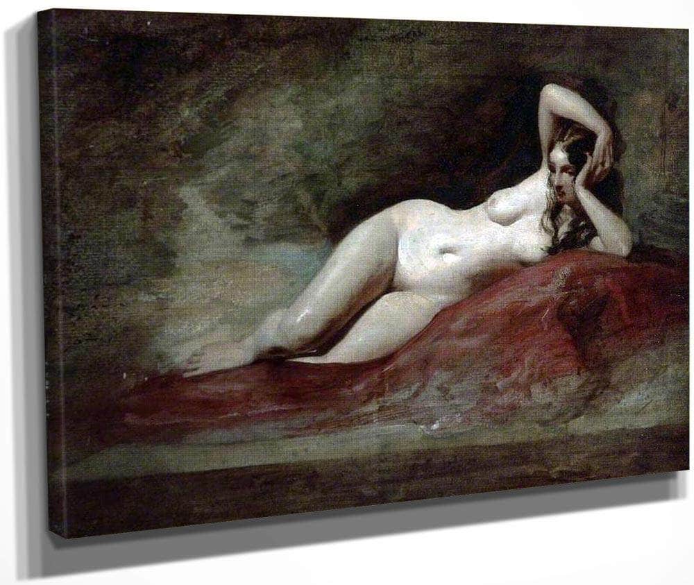 Reclining Figure By William Etty Fine Art Print