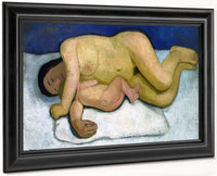 Reclining Mother And Child 2 1906 By Paula Modersohn Becker Fine Art Print