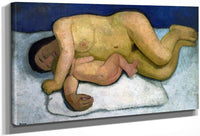 Reclining Mother And Child 2 1906 By Paula Modersohn Becker Fine Art Print