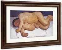 Reclining Mother And Child By Paula Modersohn Becker Fine Art Print